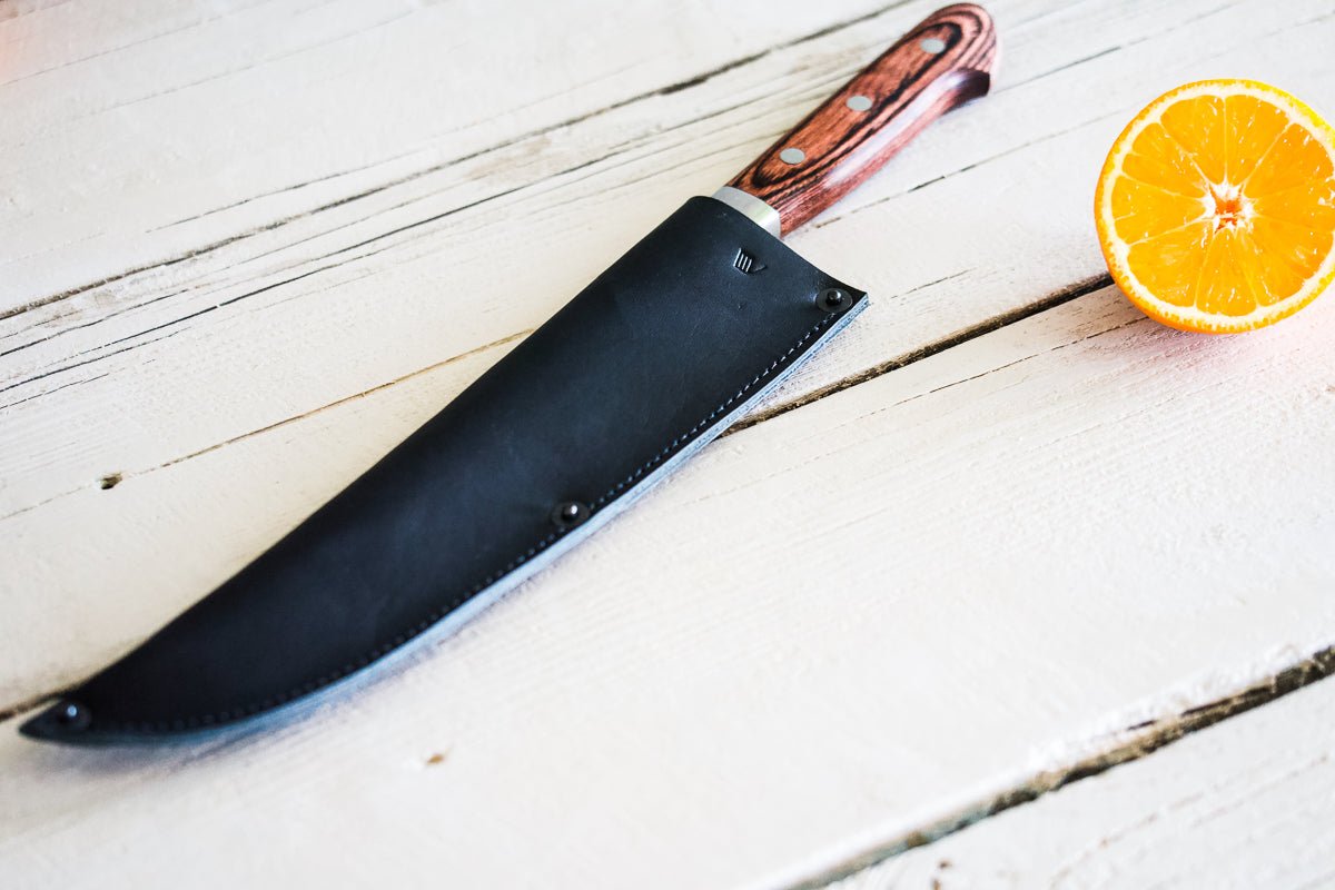  11~12 Chef Knife Scabbard Sheath (Black Nylon